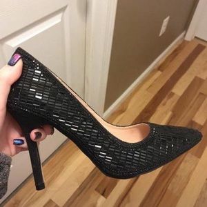 Rhinestone/glitter heels